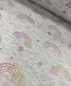 Preview: Alpenfleece rainbow glitter grau melange